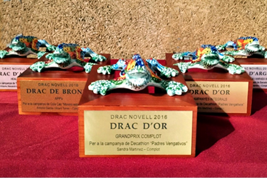 Grand Prix, 1 Oro, 2 Platas y 1 Bronce en el Festival Drac Novell 2016